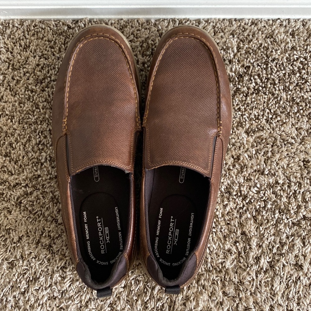 Rockport Brown Leather Slip-on